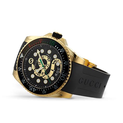 gucci rectangular watch|Gucci dive men's watch.